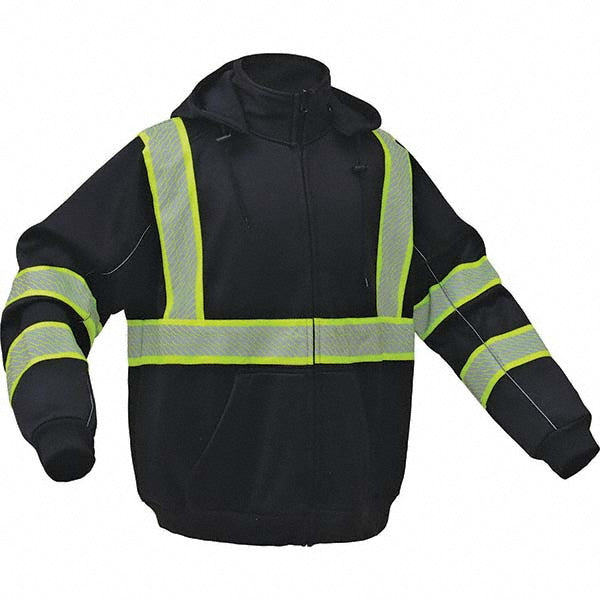 2X-Large Black High Visibility Protective Garment - GSS Safety 7513-2XL