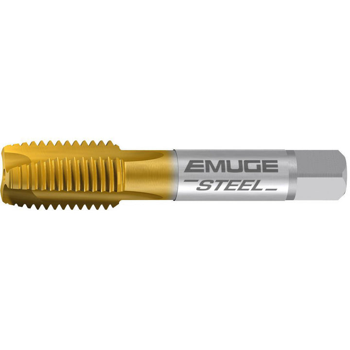 3/4-10 UNC HSS-E Cobalt Spiral Point Tap, TiN - Emuge AU208400.5016