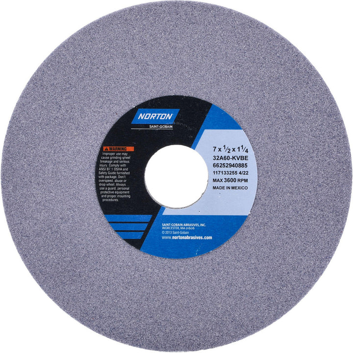 8 x 1/2" 46-Grit Ceramic Grinding & Cutoff Wheel - Norton 66253044089