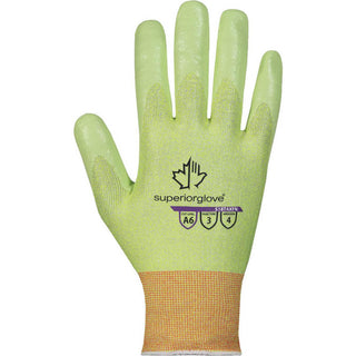 Medium High-Visibility Yellow TenActiv Cut, Puncture & Abrasion-Resistant Gloves - Superior Glove Works S18TAXFN-8