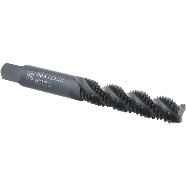M8x1.25 Metric High-Speed Steel Tap - Greenfield Threading 313595