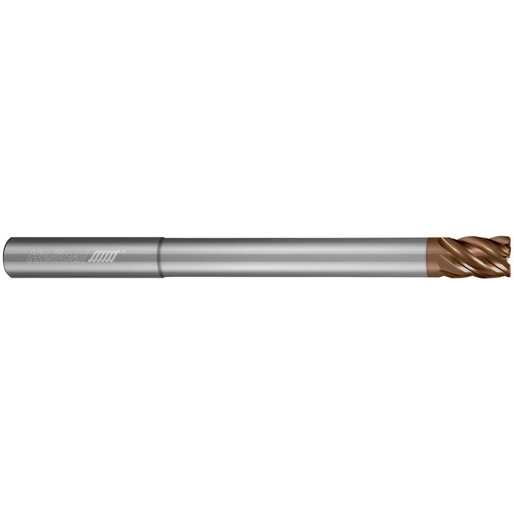 1/2" 6-Flute Solid Carbide Corner Radius End Mill, APLUS - Helical Solutions 82231