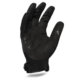 X-Large Black Terrycloth Tactical Gloves - ironCLAD EXOT-PBLK-05-XL