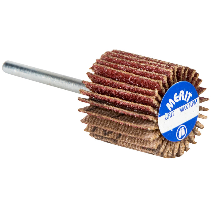 80-Grit Aluminum Oxide Flap Wheel - Merit Abrasives 08834137581