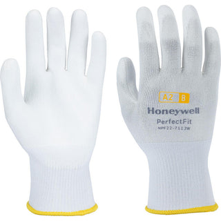 Medium White Dyneema Cut, Puncture & Abrasion-Resistant Gloves - Honeywell NPF22-7113W-8/M