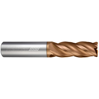 1/2" 3-Flute Solid Carbide Corner Radius End Mill, Zplus - Helical Solutions 87033
