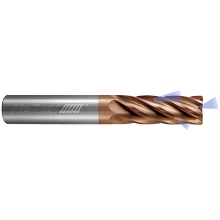 1/2" 4-Flute Solid Carbide Corner Radius End Mill, Tplus - Helical Solutions 82315