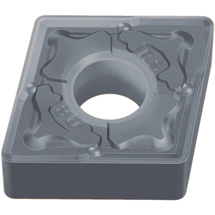 C - Diamond (Rhombic) 80-Deg 1/2" IC Carbide Insert, Grade MP9025, PVD - Mitsubishi 10600658