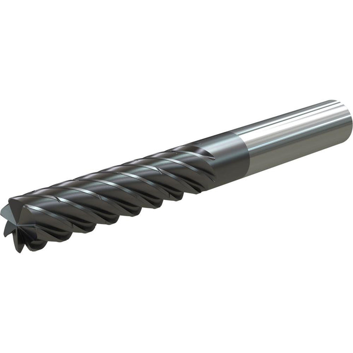 3/4" 7-Flute Solid Carbide Corner Radius End Mill, WS15PE - Widia 6853770