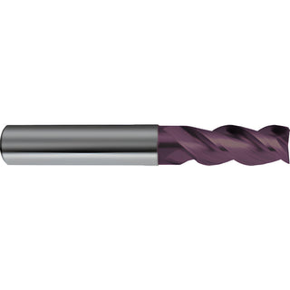 0.1850" 3-Flute Solid Carbide Corner Radius & Corner Chamfer End Mill, TiAlN - Guhring 9038910047000