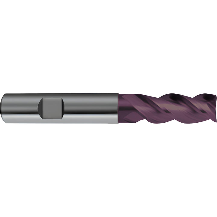 0.1772" 3-Flute Solid Carbide Corner Radius & Corner Chamfer End Mill, TiAlN - Guhring 9038920045000