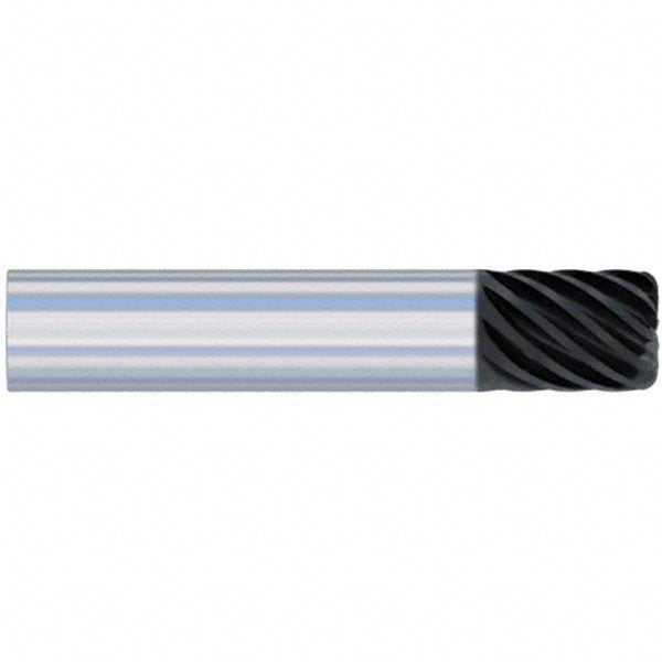 1" 10-Flute Solid Carbide Corner Radius End Mill, AlCrTiN - Accupro 317277