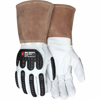 Medium Leather; Synthetic Leather Gloves - MCR Safety 48406TM