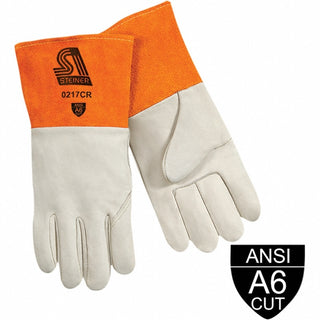 Leather; Synthetic Leather Gloves - Steiner 0217CR-M