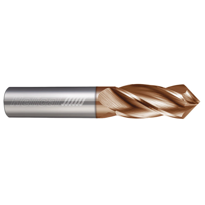 1/4" 4-Flute Solid Carbide Drill Mill End Mill, Tplus - Helical Solutions 83754