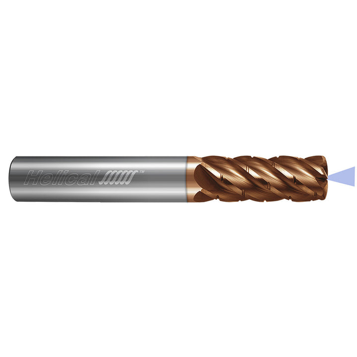 5/8" 5-Flute Solid Carbide High-Feed End Mill, Tplus - Helical Solutions 86438