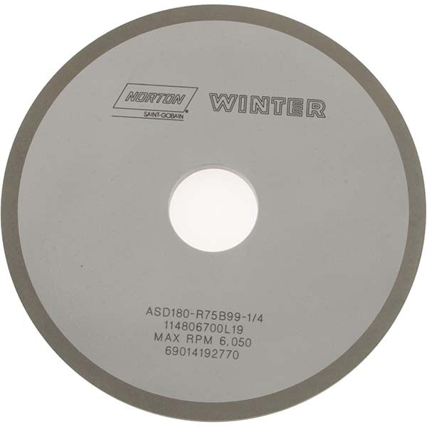 6 x 1/4" 180-Grit Diamond Grinding & Cutoff Wheel - Norton 69014192770