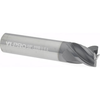 5/8in" 4-Flute Solid Carbide Corner Radius End Mill, ALCRO-MAX - Titan USA TC21521