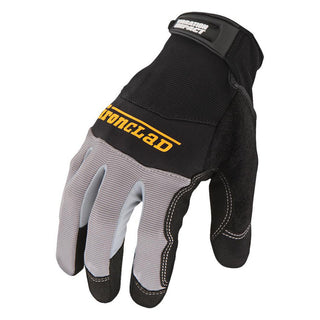 X-Large Black Terrycloth Impact Gloves - ironCLAD WWI2-05-XL