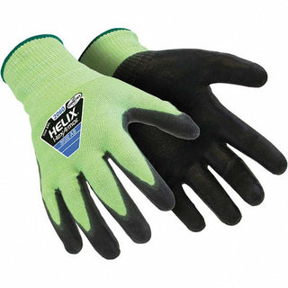 2X-Large Black; Lime Green HPPE; Steel; Fiberglass Blend General Purpose Gloves - HexArmor. 2060-XXL (11)
