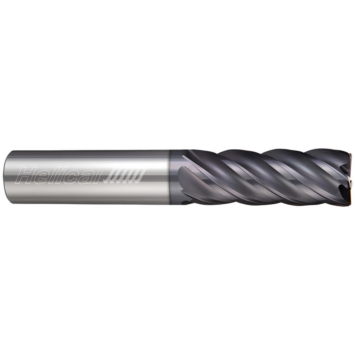 1/8" 4-Flute Solid Carbide Corner Radius End Mill, APLUS - Helical Solutions 82276