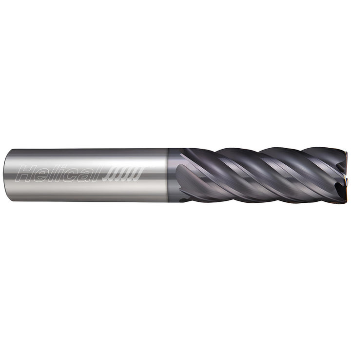 1" 4-Flute Solid Carbide Corner Radius End Mill, APLUS - Helical Solutions 33752