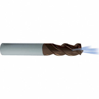 1/8" 3-Flute Solid Carbide Corner Radius & Corner Chamfer End Mill, TiAlSiN - Guhring 9068720031700