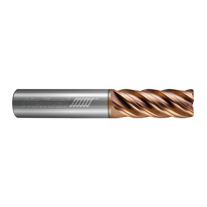 1/8" 5-Flute Solid Carbide Corner Radius End Mill, Tplus - Helical Solutions 82971