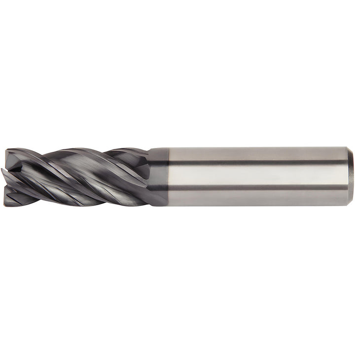 3/8" 4-Flute Solid Carbide Corner Radius End Mill, AlTiN - Kennametal 6676383