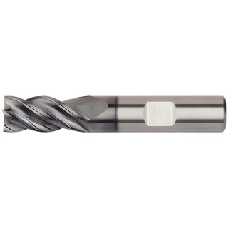 1/2" 4-Flute Solid Carbide Corner Radius End Mill, AlTiN - Kennametal 6676495