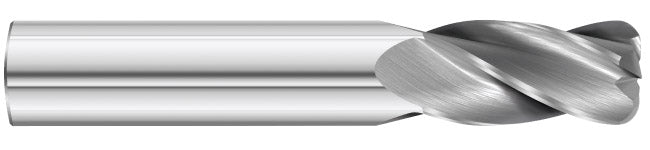 1/4" 4-Flute Corner Radius End Mill - Fullerton 33702