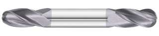 1/8" 4-Flute TiAlN Ball End Mill - Fullerton 37008