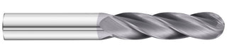 0.6299" 4-Flute TiAlN Ball End Mill - Fullerton 92184