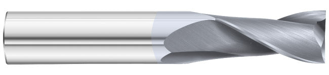 1/2" 2-Flute TiCN Square End Mill - Fullerton 32795