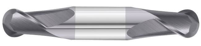 5/32" 2-Flute TiAlN Ball End Mill - Fullerton 36069
