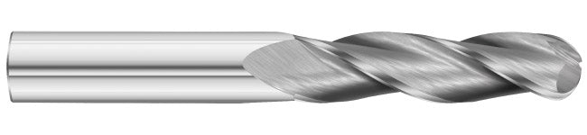 1/2" 3-Flute Ball End Mill - Fullerton 32599