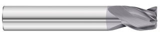 1/4" 3-Flute TiAlN Corner Radius End Mill - Fullerton 33408