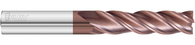 1/4" 4-Flute FULCOAT 20 Corner Radius End Mill - Fullerton 35209