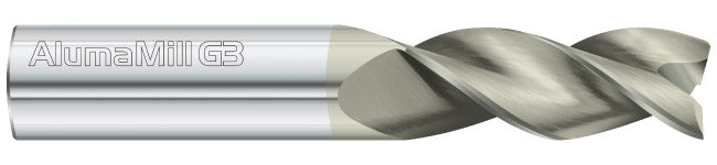 1/4" 3-Flute FULCOAT 05 Square End Mill - Fullerton 27067