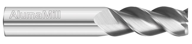 1/2" 3-Flute Square End Mill - Fullerton 38358