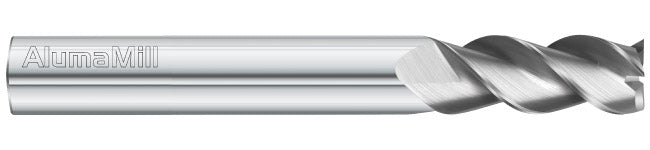 1/2" 3-Flute Square End Mill - Fullerton 38395