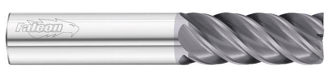 1/2" 5-Flute TiAlN Square End Mill - Fullerton 38166