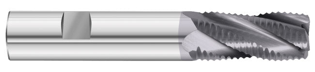 1/2" 4-Flute TiAlN Corner Radius End Mill - Fullerton 39611