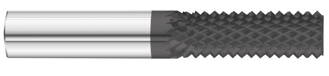 1/4" 10-Flute FULCOAT 01 Style B - Burr Type End Cut Router - Fullerton 25259