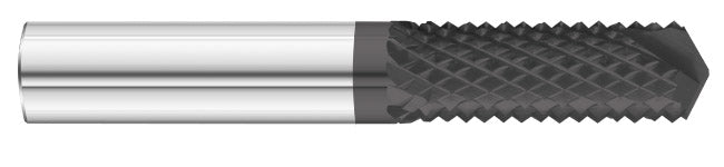 1/8" 7-Flute FULCOAT 01 Style D - 135° Drill Point Router - Fullerton 25268